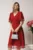 Rochie eleganta din voal bordo cu insertii din fir lurex