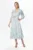 Rochie eleganta din voal cu imprimeu Karren Bleu