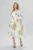 Rochie eleganta din voal cu imprimeu Lirene Alb Floral