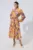 Rochie eleganta din voal cu imprimeu floral Jill Galbena