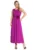 Rochie eleganta fara maneci – fucsia – poliester/spandex/viscoza –