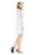 Rochie eleganta maneci lungi cu insertie aurie – spate mai lung – bumbac 95% elastan