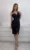 Rochie eleganta midi cu slit si pense la talie