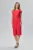 Rochie eleganta midi din crepe texturat Marrisia Rosie