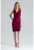Rochie eleganta – rochie de botez – visiniu – poliester