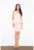 Rochie eleganta – roz – volane – poliester