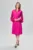 Rochie eleganta tip sacou cu maneci din voal Sue Ciclam