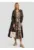 Rochie evazata cu animal print Natela – Multicolor