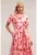 Rochie evazata cu design floral