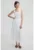 Rochie evazata cu garnituri cu broderie