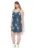 Rochie evazata cu model floral Flora