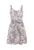 Rochie evazata de bumbac – cu imprimeu floral