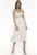Rochie evazata de matase cu bretele ajustabile