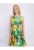 Rochie evazata din bumbac – cu imprimeu tropical