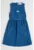 Rochie evazata din denim din amestec de lyocell si in