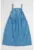 Rochie evazata din denim si amestec de lyocell