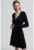 Rochie evazata din tricot fin