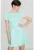 Rochie evazata mint – poliester 95% – elastan 5%