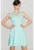 Rochie evazata – model K098 – fermoar – mini – poliester