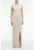Rochie fara maneci cu croiala bodycon si slit lateral
