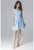 Rochie fara maneci – model K487 – eleganta – albastra – poliester 100% –