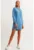 Rochie-hanorac cu detalii franjurate