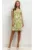 Rochie lejera din amestec de in – cu imprimeu tropical