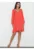 Rochie lejera – rosie – material delicat – decolteu ascutit – poliester viscoza