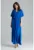 Rochie lunga L055 – eleganta – cu talie elastica – poliester
