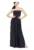 Rochie lunga – Poliester/Elastan – Negru