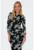 Rochie lunga cambrata cu imprimeu tie-dye