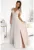 Rochie lunga cu bretele legate pe umeri –