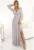 Rochie lunga cu crapatura pe picior –