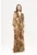 Rochie lunga cu model animal print