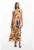 Rochie lunga cu model floral