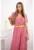 Rochie lunga cu o curea –