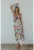 Rochie lunga cu slit frontal si decolteu in V