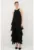 Rochie lunga cu volane – fara maneci