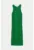 Rochie lunga din amestec de in cu aspect tricotat