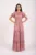 Rochie lunga din material plisat