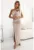 Rochie lunga din satin cu un umar –