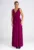 Rochie lunga eleganta – fara maneci – poliester – violet