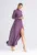 Rochie lunga eleganta – violet – poliester –