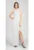 Rochie lunga fara maneci cu slit lateral – 34