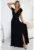 Rochie lunga maxi cu decolteu petrecut –