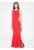 Rochie lunga – rosie – viscoza/poliester