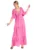 Rochie lunga volane – fuchsia – poliester –