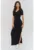Rochie maxi bodycon cu decolteu in V