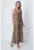 Rochie maxi cu animal print Taama