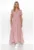 Rochie maxi cu decolteu in V – fronseuri si maneca scurta